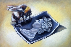Queen Bee | 5" x 7" | Oil on Board