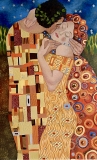 The Kiss (After Klimt) | Acrylic and Mixed Media | 91cm x 121cm | SOLD
